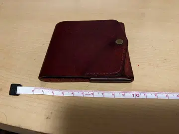 atelier moku 접이식 지갑 와인색