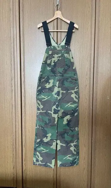 70s LIBERTY 카모플라쥬 오버롤 미국제 밀리터리