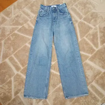 AZUL BY MOUSSY 하이라이즈 와이드 스트레이트 데님 XS