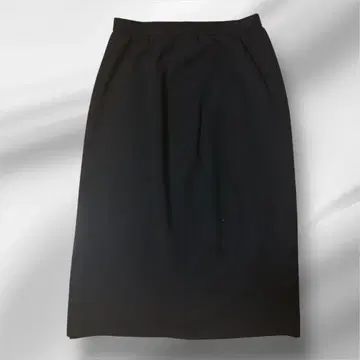 빈티지 엘르젠느 타이트 스커트 울 100% 클래식 블랙