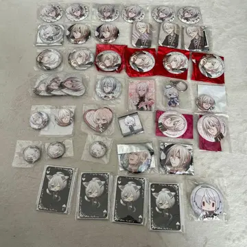 화이트와 블랙의 앨리스 로로앨리 스노우 캔뱃지 키링