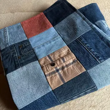 데님 리메이크 담요 무릎 담요 멀티 커버