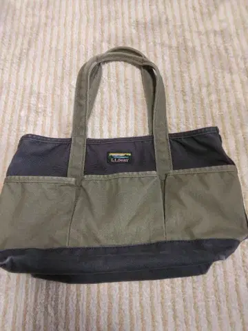 L.L.Bean 카타딘 캠핑 토트 올리브 그린 네이비