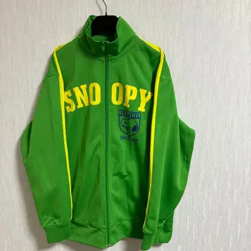 90s 빈티지 스누피 트랙 자켓 그린