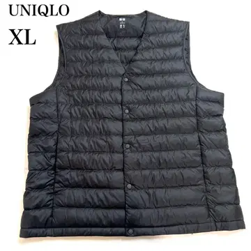 새상품 UNIQLO 퀼팅 베스트 XL 사이즈 블랙