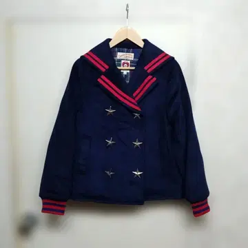 W794 Candy Stripper 세일러 카라 숏코트