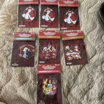 크리스마스 아크릴 키링 8개 세트