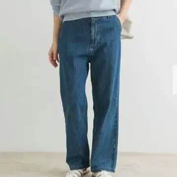 URBAN RESEARCH DOORS 데님 와이드 팬츠