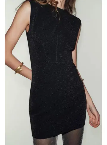 [ 새상품 미사용 ] ZARA 크루넥 슬리브리스 숏 원피스