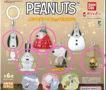 PEANUTS 메지루시 액세서리 FUNNYver. 세미 컴플리트 세트