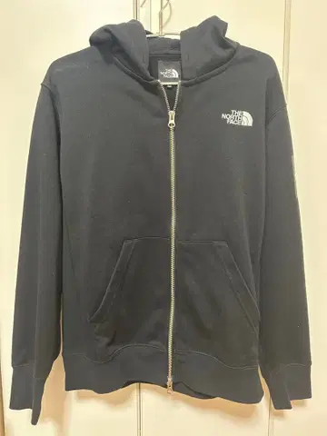 THE NORTH FACE 블랙 집업 후드티 남성용 M