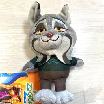 남코 한정판 주토피아2 빨간 볼 마스코트 파우바트