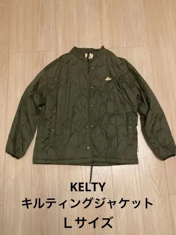 KELTY 퀼팅 자켓 올리브 그린