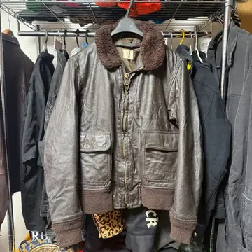 1975년 US.NAVY G1 가죽 재킷 초극상 컨디션 44