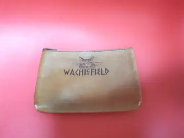 WACHIFIELD 가죽 파우치 & 머리끈 2세트 고양이 다얀 쇼와