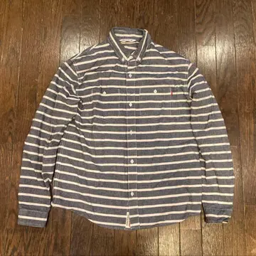 CLUCT 클럭 보더 셔츠 L 사이즈