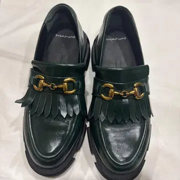 MANA 그린 프린지 로퍼