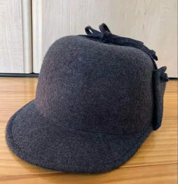 미사용 택 포함 울 100% 귀마개 모자