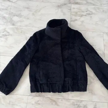 Macphee 울 샤기 자켓 다크 네이비