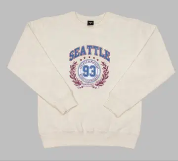 수량 한정 크루넥 맨투맨 파일 안감 아메카지