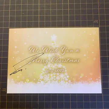 GOT7 친필 사인 크리스마스 카드 제이비 JB
