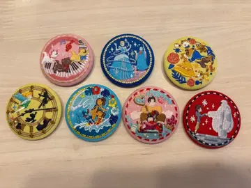 디즈니 자수 핀 배지 7개 세트