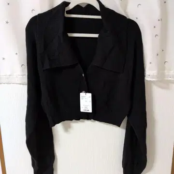 PAGEBOY 블랙 크롭 긴팔 상의 사이즈 F