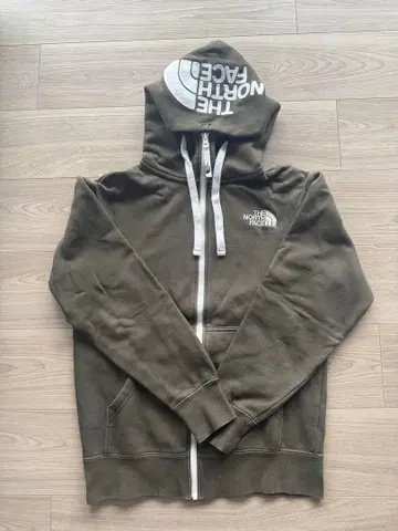 THE NORTH FACE 풀집업 후드티 S 올리브