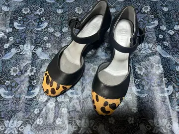 새상품급 fitfit 천연 가죽 송치 스트랩 신발