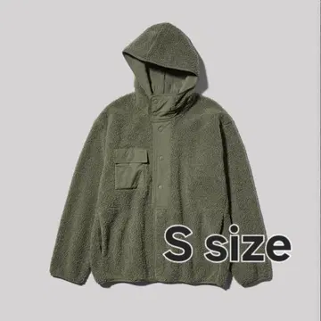 보아 플리스 스냅 후드티 ENGINEERED GARMENTS 올리브 S