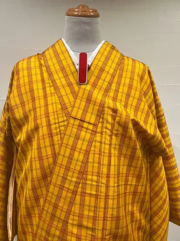 기모노 이중 기모노 빈티지 황팔조풍 작은 체구 새상품급 중고