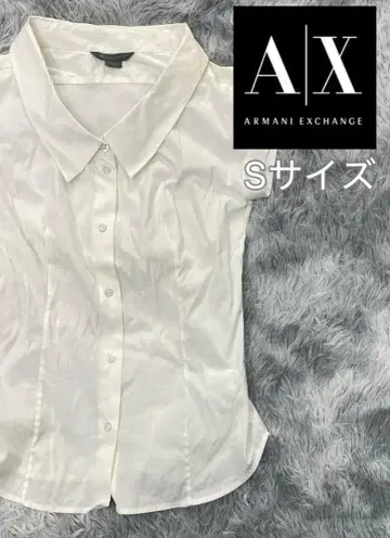 아르마니 익스체인지 블라우스 화이트 흰색 S 사이즈