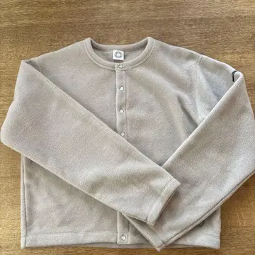 ORCIVAL 플리스 크루넥 가디건 GREIGE 사이즈 2