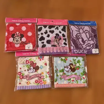 도쿄 디즈니 리조트 타월 5장 세트