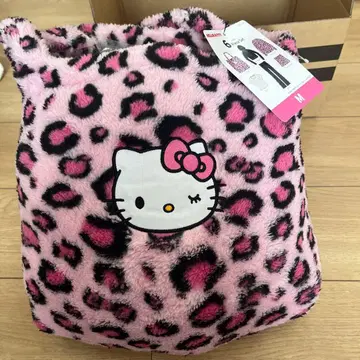 헬로키티 레오파드 무늬 해피백 M 사이즈