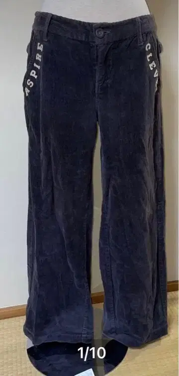 러프 여성용 팬츠 바지 보라색 계열 L