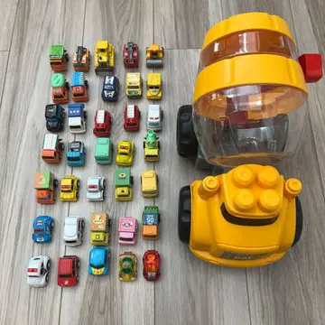 미니카 35대 세트 덤프트럭 수납 포함