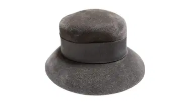 새상품급 Akio Hirata 그레이 울 햇 황실 납품