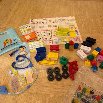 챌린지 블록 나사 돌리기 쇼핑 세트 병원 세트