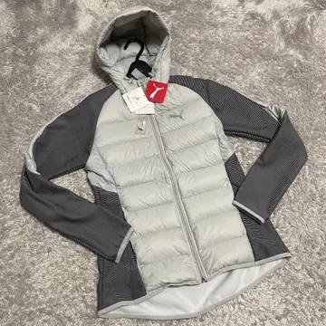 택 포함 새상품 PUMA 후드 부착 하이브리드 다운 자켓 L 600FP