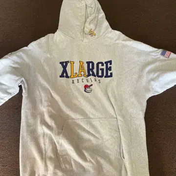 XLARGE RECORDS 후드티 XL 그레이