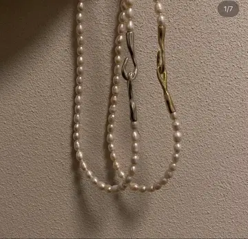 me and her 담수 펄 목걸이