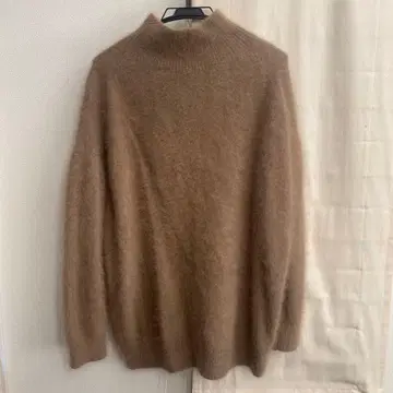 UNITED ARROWS 빅 복슬복슬 니트 브라운