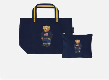 POLO 폴로베어 접이식 백 M 네이비