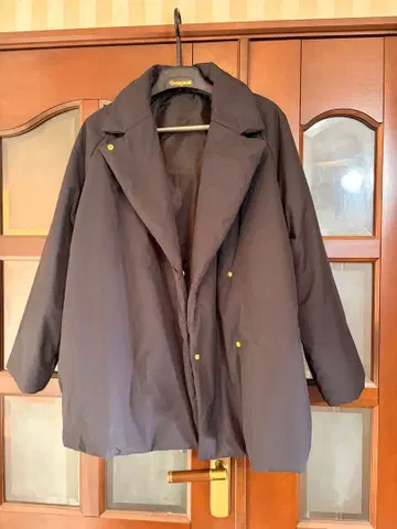 로페피크닉 오버 사이즈 더블 브레스트 자켓 블랙