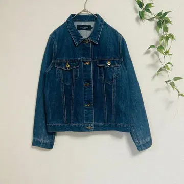 새상품급 쇼콜라피네 로브 데님 자켓 다크 네이비