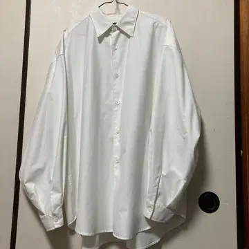 HARE 화이트 셔츠 L 벌룬 소매