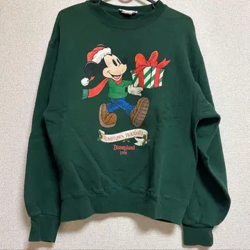 디즈니 미키 구제 의류 맨투맨 크리스마스 90s vintage