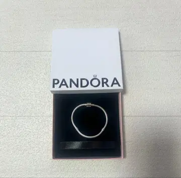 PANDORA 실버 팔찌 16cm 기프트 세트 포함