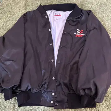 Todd 블랙 나일론 자켓 2X